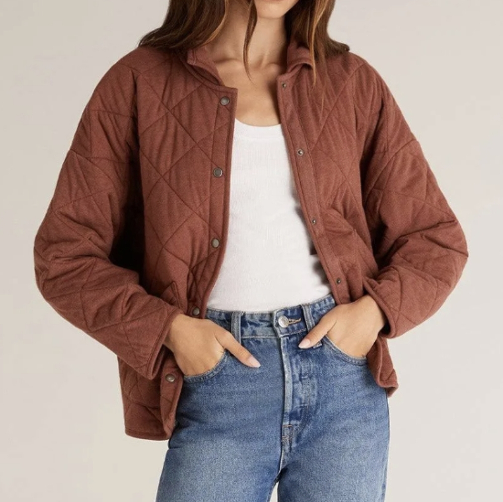 Z Supply Maya Quilted Jacket size Small